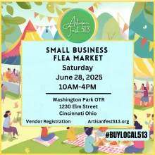 Artisanfest 513 Small Business Flea Market June 28, 2025